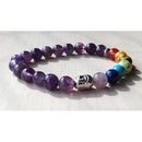 Pulseira Ametista + 7 Chakras | Pedras Naturais – Auralis