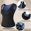 Colete Efeito Sauna Feminino BurnUp® Modelador para Treino