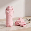 Garrafa de Água Dobrável de Silicone 600ml