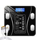 Balança Digital Medidora Corporal Bioimpedância Profissional Bluetooth 180Kg / Pilhas Preto cor Branco USB KD2123