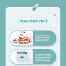 Porta Comprimido Diário Portátil | Manhã, Tarde e Noite – Auralis