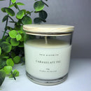 Vela Aromática Artesanal Premium com Tampa de Madeira – Auralis