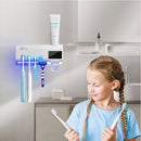 Porta Escova de Dentes UV com Dispenser de Pasta | Sem Furar – Auralis