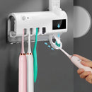 Porta Escova de Dentes UV com Dispenser de Pasta | Sem Furar – Auralis