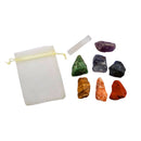 Kit 7 Chakras + Selenita | 8 Cristais Naturais para Altar – Auralis