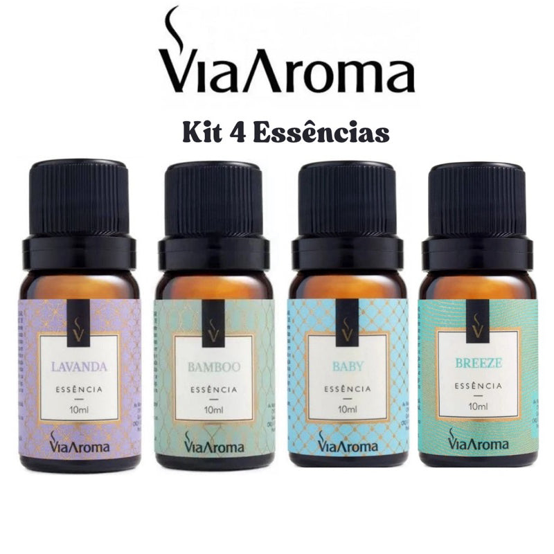 Kit 4 essências para difusor