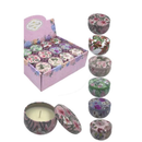 Kit 6 Velas Aromáticas Artesanais 60g | Latinha Mandala – Auralis