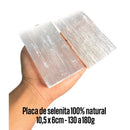 Placa de Selenita Branca Natural | Cristal Decorativo – Auralis