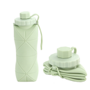 Garrafa de Água Dobrável de Silicone 600ml | Portátil para Viagem e Academia – Auralis