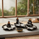 Incensário Cascata de Fumaça Zen (Backflow) Decorativo – Auralis