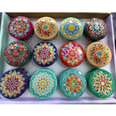 Kit 6 Velas Aromáticas Artesanais 60g | Latinha Mandala – Auralis