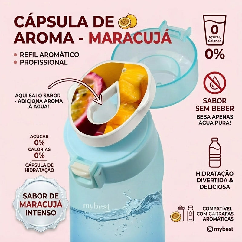 Cápsula de aroma maracujá refil garrafa
