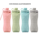 Garrafa de Água Dobrável de Silicone 600ml | Portátil para Viagem e Academia – Auralis