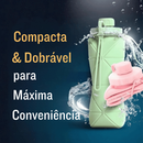 Garrafa de água dobrável de silicone de chaleira portátil esportes ao ar livre compressão viagem 600ML