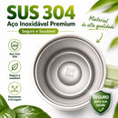 Copo Térmico 1,2L Inox com Alça e Canudo | Estilo Stanley – Auralis