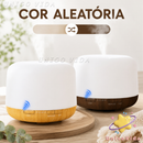 Umidificador Portátil 500ML Aromatizador Luz LED De 7 Cores Com Controle Remoto / Ambiente mais Agradável para Dormir