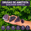 Mini drusa de ametista natural