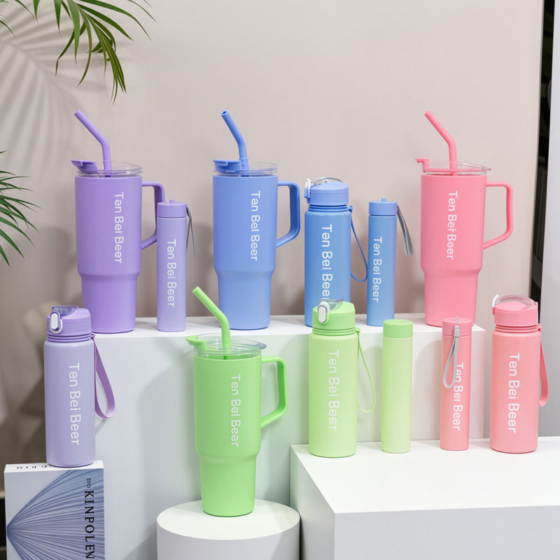 Kit 3 garrafas squeeze motivacionais