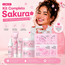 LAIKOU Sakura Beauty Kit Rotina Completa Para Cuidados Com A Pele-Coleção Iluminadora E Hidratante , Antienvelhecimento