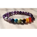 Pulseira ametista 7 chakras