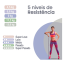 Kit 5 Mini Bands Elástico Exercício Treino Em Casa 5 Níveis