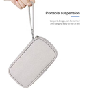 Necessaire organizadora bolsa portatil celular cabos fios armanazamento