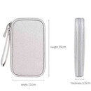 Necessaire organizadora bolsa portatil celular cabos fios armanazamento