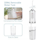Irrigador Dental Portátil Recarregável 220ml | Limpeza Profunda – Auralis