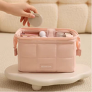 Necessaire Feminina Bolsa Cosmética Organizador Estojo de Maquiagem Grande Espaçosa tendência