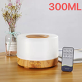 Difusor de Aromas e Umidificador de Ar Ultrassônico com LED 7 Cores e Controle Remoto